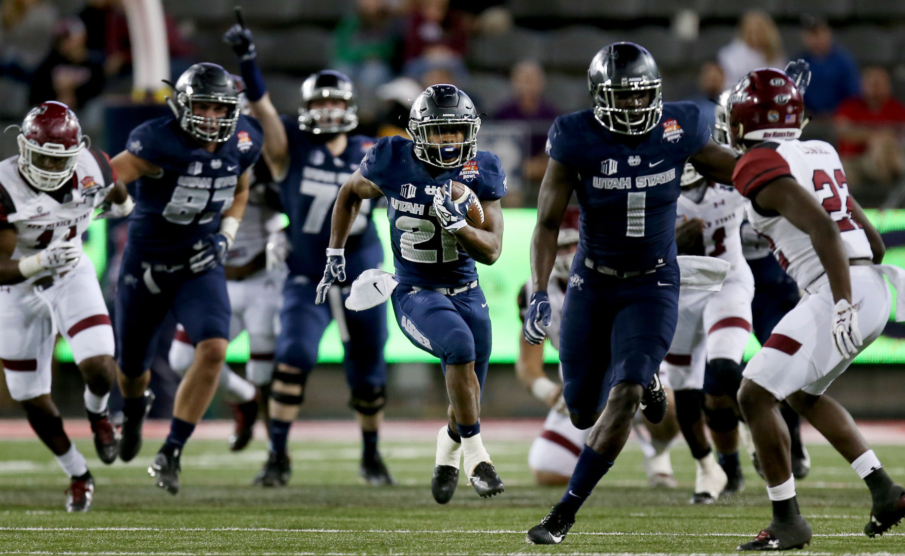 New Mexico State 26, Utah State 20